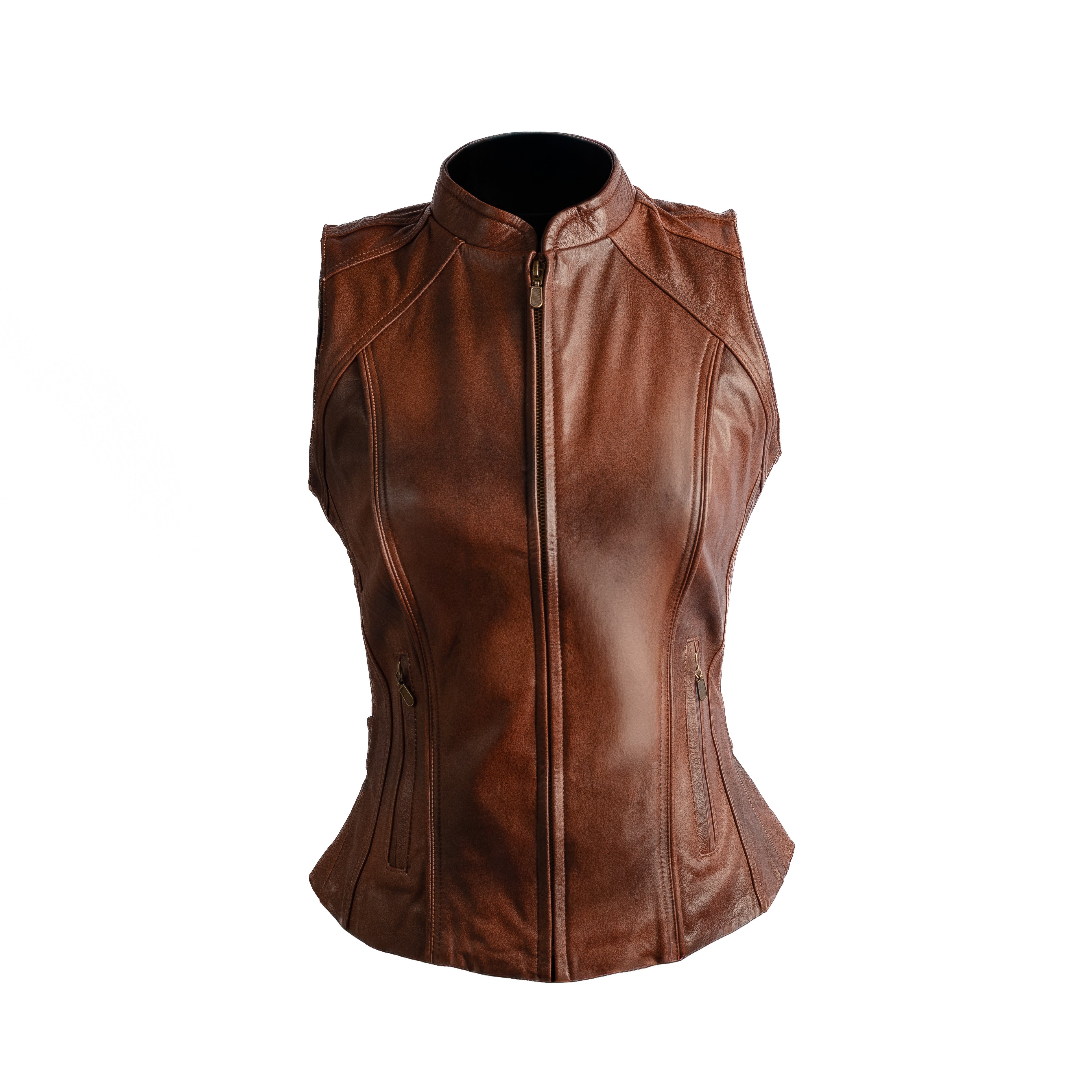 CHALECO VETEADO DAMA