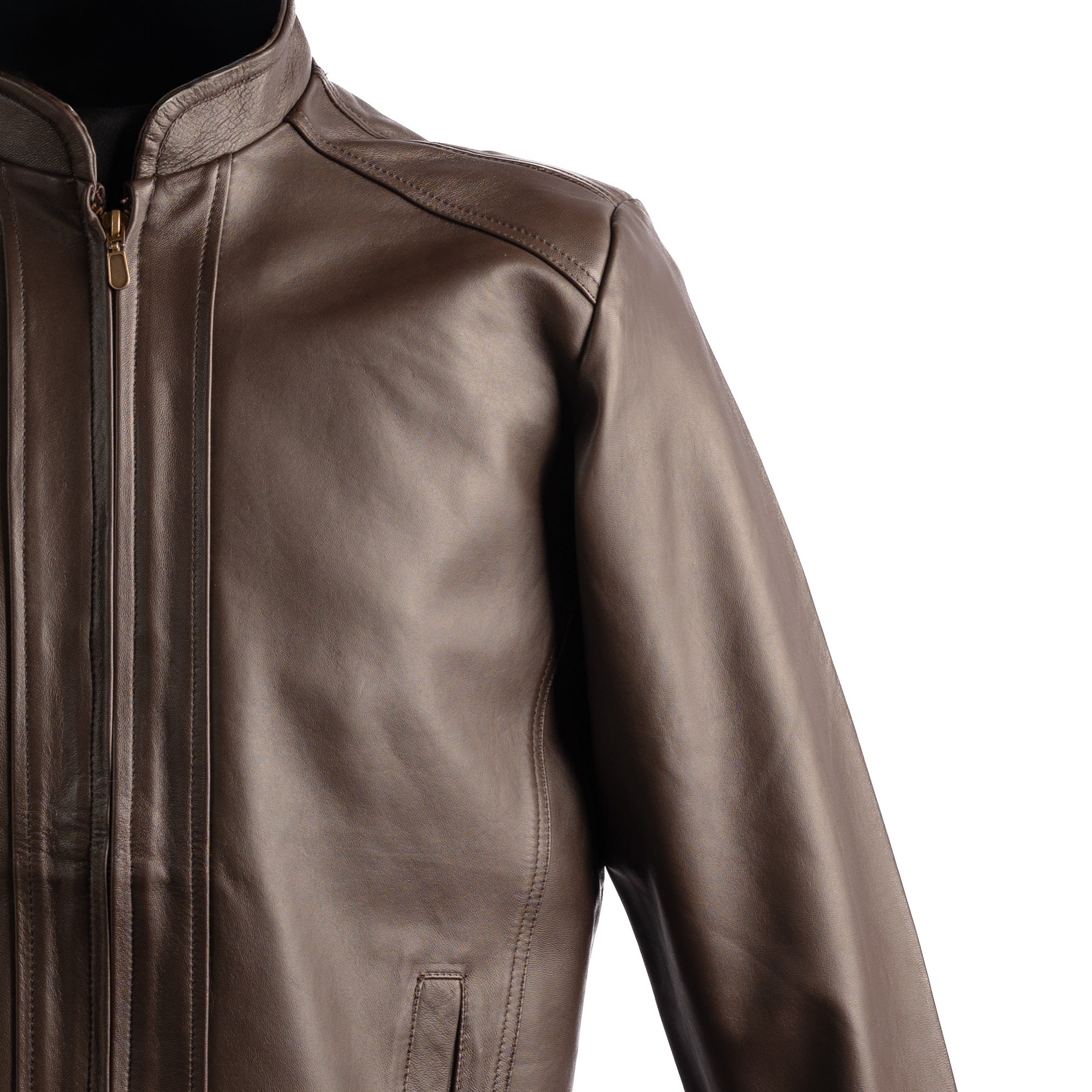 CHAMARRA CAFÉ HOMBRE