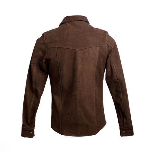 CAMISOLA NOBUCK CAFÉ HOMBRE