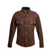 CAMISOLA NOBUCK CAFÉ HOMBRE