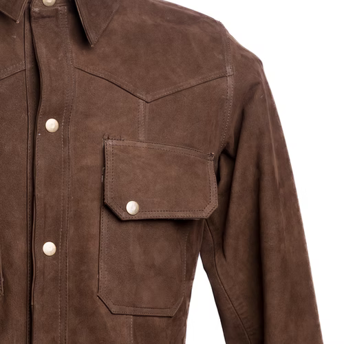 CAMISOLA NOBUCK CAFÉ HOMBRE
